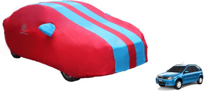 Auto Oprema Car Cover For Mahindra Verito Vibe (With Mirror Pockets)(Blue, Red)