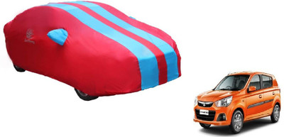 Auto Oprema Car Cover For Maruti Suzuki Alto K10 (With Mirror Pockets)(Blue, Red)
