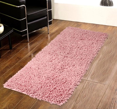 Saral Home Pink Cotton Runner(1 ft,  X 4 ft, Rectangle)