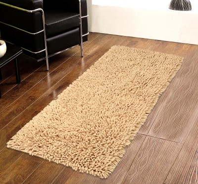 Saral Home Beige Cotton Runner(1 ft,  X 4 ft, Rectangle)