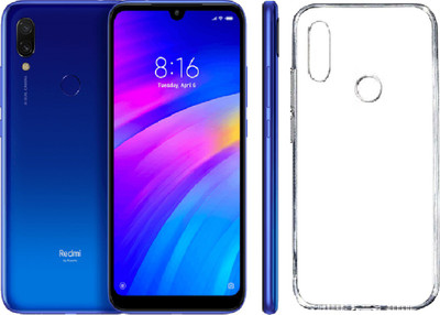 Karirap Back Cover for XIAOMI REDMI 7(Transparent)