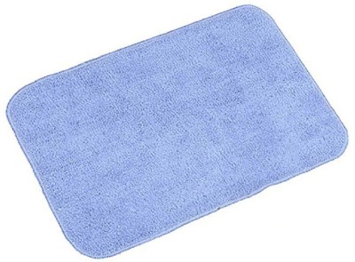 Ace International Microfiber Door Mat(Aqua Blue, Medium)