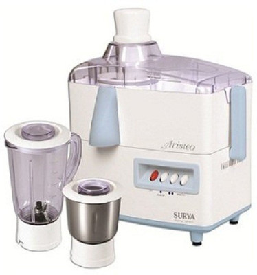 

SURYA ROSHNI LIMITED BJVTGF 550 Juicer Mixer Grinder(White, 3 Jars)