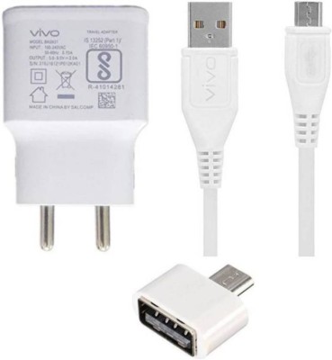 FYN Store Wall Charger Accessory Combo for Vivo Y11, Vivo V5 Plus, Vivo V3, Vivo V7, V7+, V9, V9 Youth, Vivo Y69, Vivo V5, Vivo V1, Vivo V1 max Vivo V3 max, Vivo V5s, Vivo Y53, Vivo Y21, Vivo V3, Vivo Y15, Vivo Y31L, All android phone(White)(White)