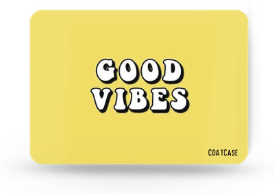 COATCASE A-06 Good Vibes Only Quote Printed Rubber Base with Anti Skid Feature for Computer and Laptop Gaming Non Slip Base Mousepad(Multicolor)