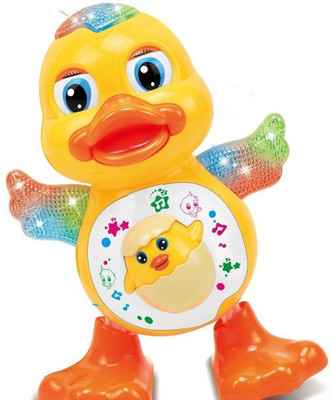 OMOVI Dancing Duck with Music Flashing Lights and Real Dancing Action(Multicolor)