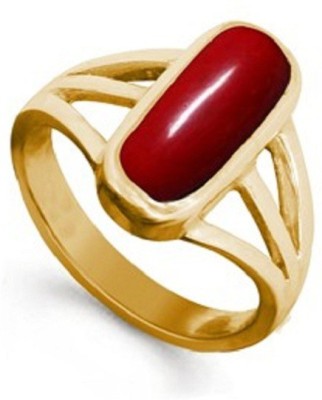 GALAXY ASTRO Stone Coral Gold Plated Ring