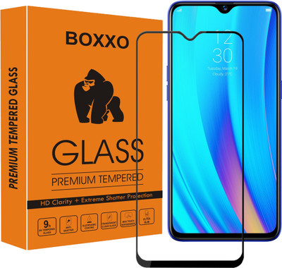 Boxxo Edge To Edge Tempered Glass for Realme 3 Pro(Pack of 1)