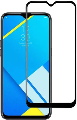 MRNKA Edge To Edge Tempered Glass for Realme C2, Gionee Max, OPPO A1K(Pack of 1)