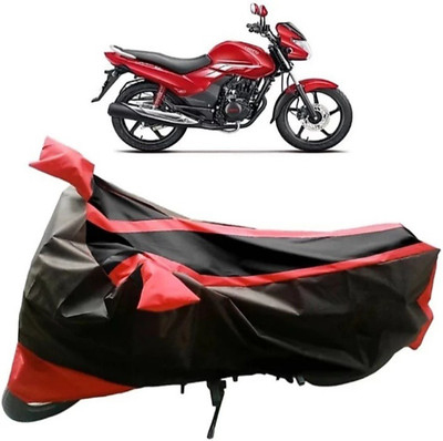 ELECTRIBLES Two Wheeler Cover for TVS(Apache RTR 180, Red, Black)