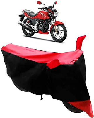 ELECTRIBLES Two Wheeler Cover for Hero(HF Dawn, Red, Black)