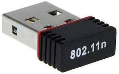 

Kannu bros Wi-Fi Receiver 2.4Ghz, 300Mbps USB 2.0 Wireless Wi-Fi USB Adapter USB Adapter(Black)