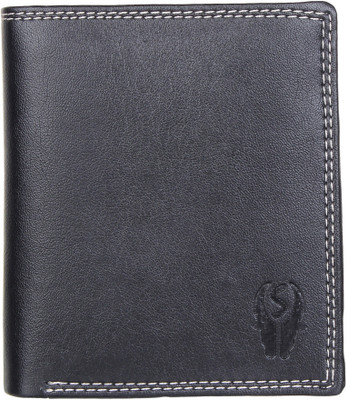 SAMTROH Men Casual Black Artificial Leather Wallet(8 Card Slots)