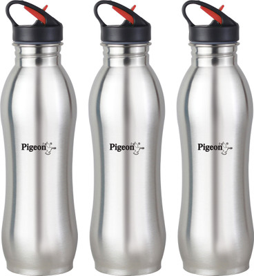 Pigeon Swig 750 Ml bottle Pack of 3 750 ml Bottle(Pack of 3, Silver)