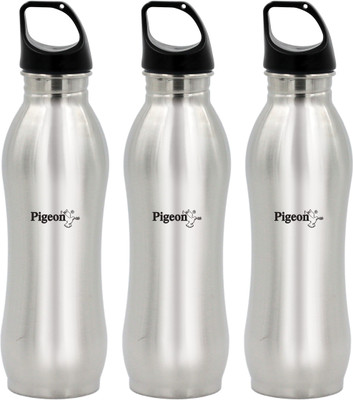 Pigeon Bling 750 Ml bottle Pack of 3 750 ml Bottle(Pack of 3, Silver)