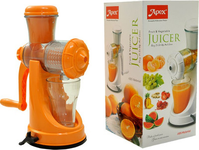 

Apex Fruit and Vegetable Plastic Hand Juicer(Multicolor, Orange, Green Pack of 1), Green;multicolor;orange