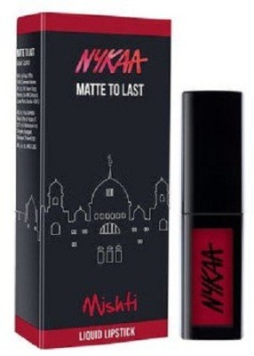 NYKAA Matte To Last Liquid Lipstick(Mishti, 4.5 ml)