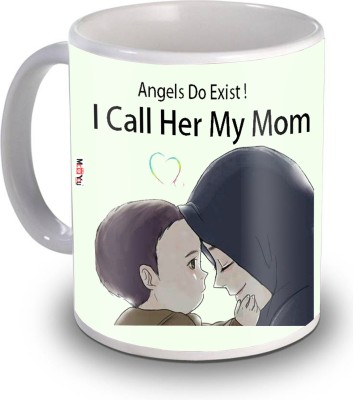 ME&YOU Lovely Gifts For Mom, Printed Ceramic Coffee, Gifts on her Birthday, Anniversary, Mother's Day IZ19MomMU-09 Ceramic Coffee Mug(325 ml)
