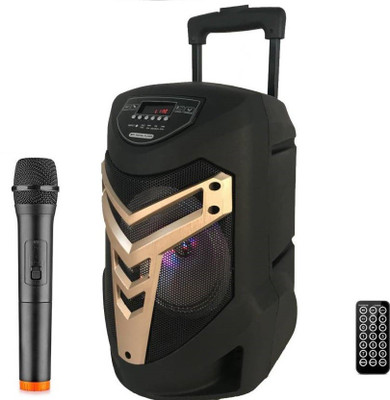 

TechGear 8 inch Wireless trolley Bluetooth Speaker with Mic & Remote Controller Suitable for Home, Party, Indoor, Outdoor Indoor, Outdoor PA System� Indoor, Outdoor PA System(56 W)