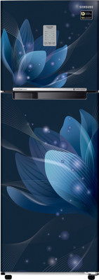 

Samsung 275 L Frost Free Double Door 4 Star Convertible Refrigerator(SAFFRON BLUE, RT30R3724U8/HL)