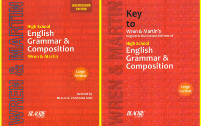 High School English Grammar & Composition Combo Pack (Book + Key Book) Large (Multi Colour Edition)(Paperback, WREN AND MARTIN) High School English Grammar & Composition Combo Pack (Book + Key Book) Large (Multi Colour Edition)(Paperback, WREN AND MARTIN)