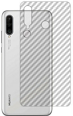 MARSHLAND Back Screen Guard for Huawei P30 lite, Carbon Fiber Anti Scratch Bubble Free Transparent(Pack of 1)
