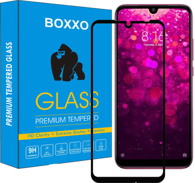 Boxxo Edge To Edge Tempered Glass for Mi Redmi 7, Mi Redmi Y3(Pack of 1)