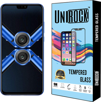 Unirock Tempered Glass Guard for Honor 8X (Blue, 4GB RAM, 64GB Storage)(Pack of 1)