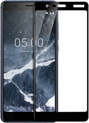 Blate Edge To Edge Tempered Glass for Nokia 5.1, FULL GLUE, FULL COVERAGE(Pack of 1)