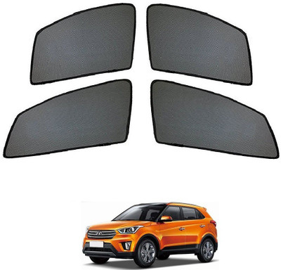 KOZDIKO Side Window, Rear Window Sun Shade For Hyundai Creta(Black)