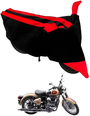 ELECTRIBLES Two Wheeler Cover for Royal Enfield(Thunderbird 500, Red, Black)