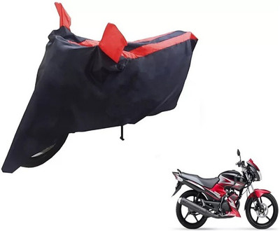 ELECTRIBLES Two Wheeler Cover for Yamaha(SS 125, Black, Red)