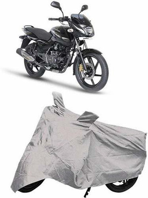 KPS Two Wheeler Cover for Bajaj(Pulsar 150, Silver)