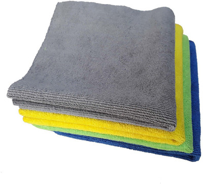 IASHIKA BOUTIQUE Cotton Vehicle Washing  Cloth(Pack Of 4, 300 GSM)