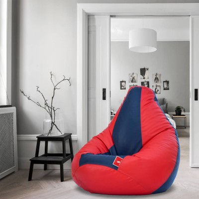 ComfyBean XL Diagio Indigo Teardrop Bean Bag  With Bean Filling(Red)