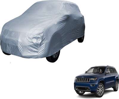 UDGHA Car Cover For Jeep Compass (Without Mirror Pockets)(Silver)