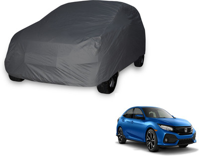 Auto Hub Car Cover For Honda Civic (Without Mirror Pockets)(Grey)