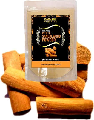 Donnara Organics White Sandalwood(Chandan) Powder Combo pack of 2 of 100 gms(200 gms)(200 g)