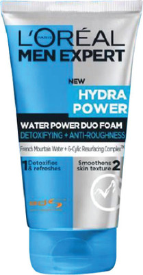 

L'Oreal Paris Men Expert Men Expert Hydra Power Duo Foam Cleanser Face Wash(100 ml)
