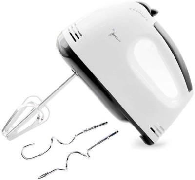 

JJ COLLECTION Electric Egg Beater Hand Held 7 Speeds Appliance 18 W Hand Blender(White)