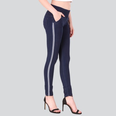 Bossify Dark Blue Jegging(Striped)