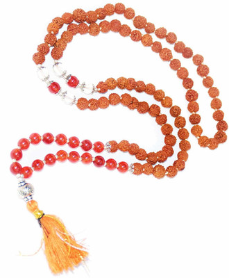 RUDRA DIVINE Rudraksha chakra balancing mala Stone Necklace Set