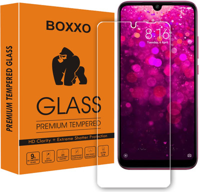 Boxxo Edge To Edge Tempered Glass for Mi Redmi 7, Mi Redmi Y3(Pack of 1)