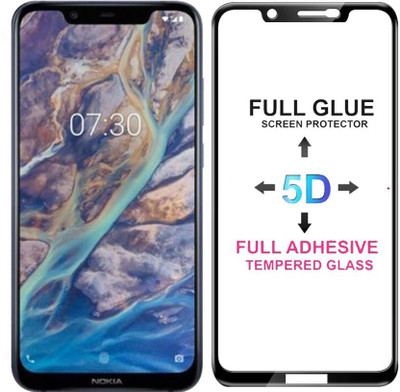 MT Guard Edge To Edge Tempered Glass for Nokia 8.1(Pack of 1)