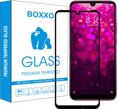 Boxxo Edge To Edge Tempered Glass for Mi Redmi 7, Mi Redmi Y3(Pack of 1)