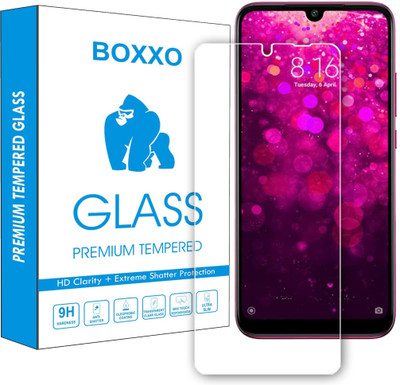 Boxxo Edge To Edge Tempered Glass for Mi Redmi 7, Mi Redmi Y3(Pack of 1)