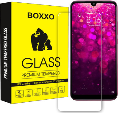 Boxxo Edge To Edge Tempered Glass for Mi Redmi 7, Mi Redmi Y3(Pack of 1)