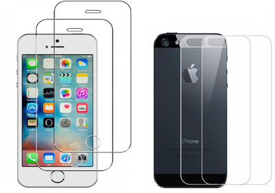 Maxpro Front and Back Tempered Glass for Apple iPhone SE