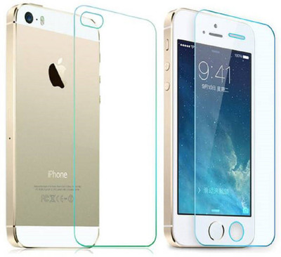 Maxpro Front and Back Tempered Glass for Apple iPhone 5(Pack of 2)
