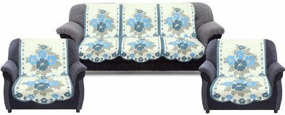 Casanest Cotton Floral Sofa Cover(Multicolor Pack of 6)